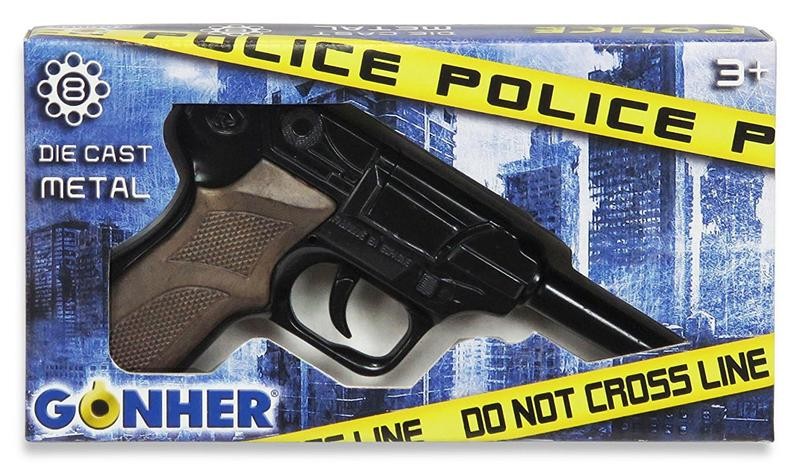 GONHER 124/6 Police - Pistolet zapakowany w ładne pudełko